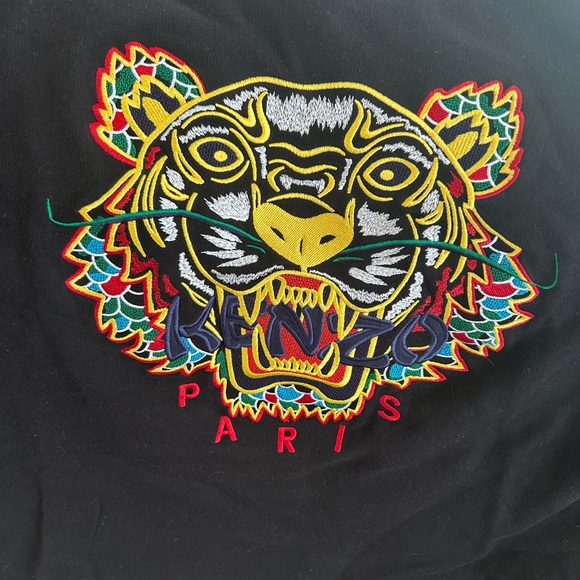 Kenzo Paris 'Year of The Dragon' Black Tiger Sweatshirt - XXL - Vintage 2020 - Picture 9 of 16